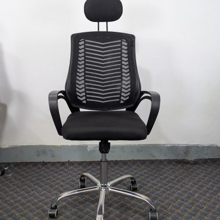 V Mesh Chair - কালো বডি + কালো কালার